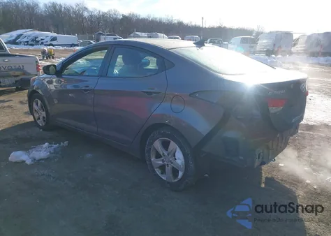 2012 Hyundai Elantra Gls z USA, uszkodzony, nr VIN 5NPDH4AE5CH151323